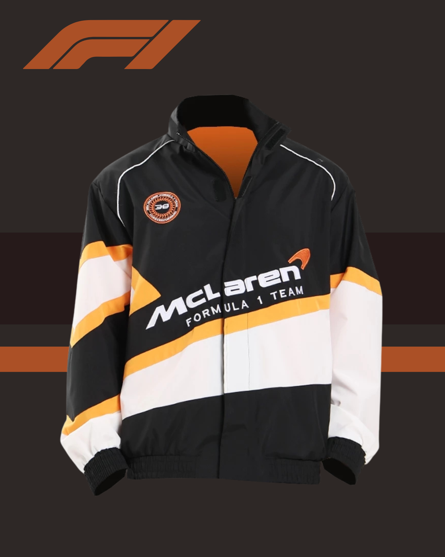 V2 Collection | F1 McLaren Team Jacket 🧡🏎️