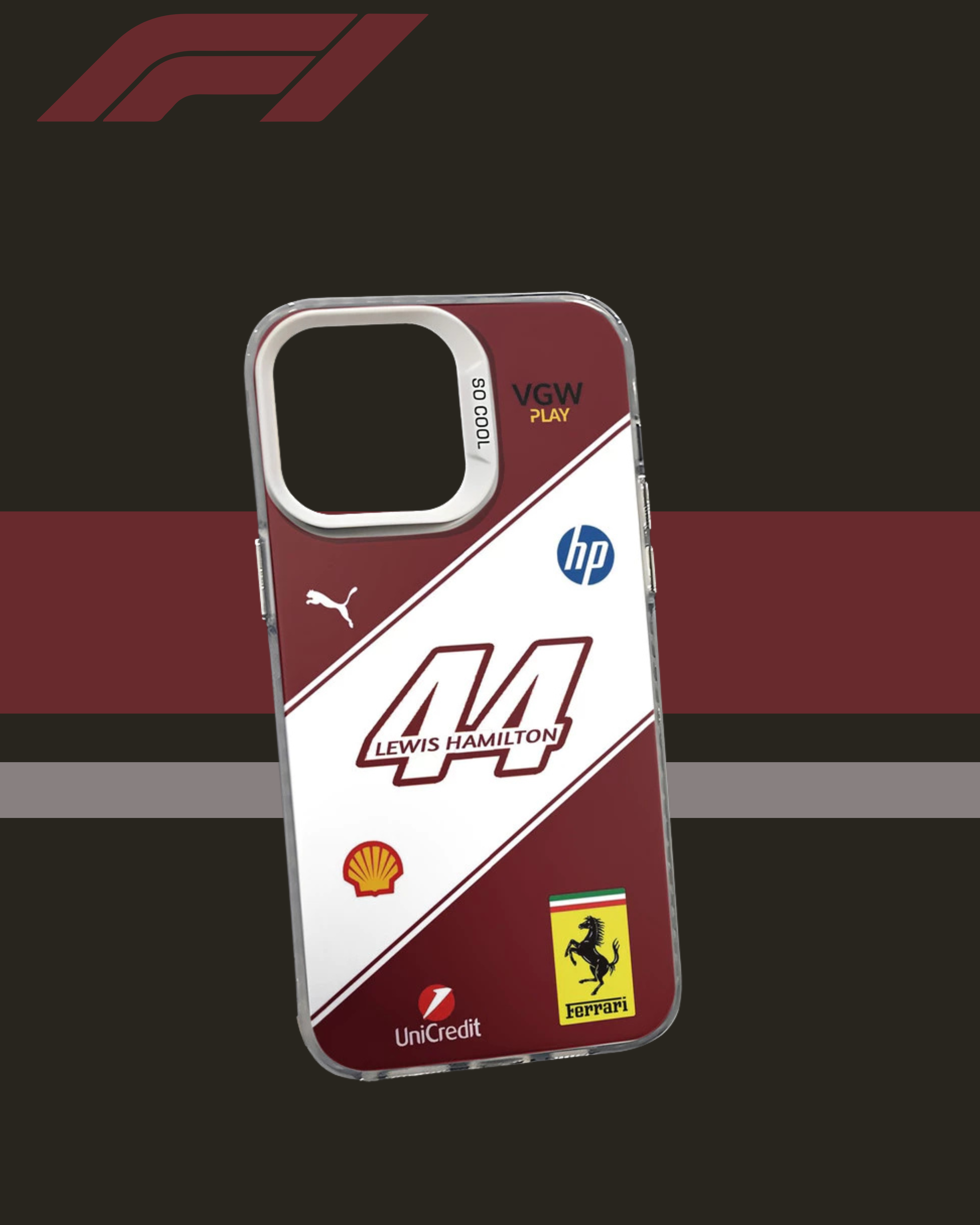 🏁❤️🏎️Lewis Hamilton Inspired iPhone Cases (Pre-Order)
