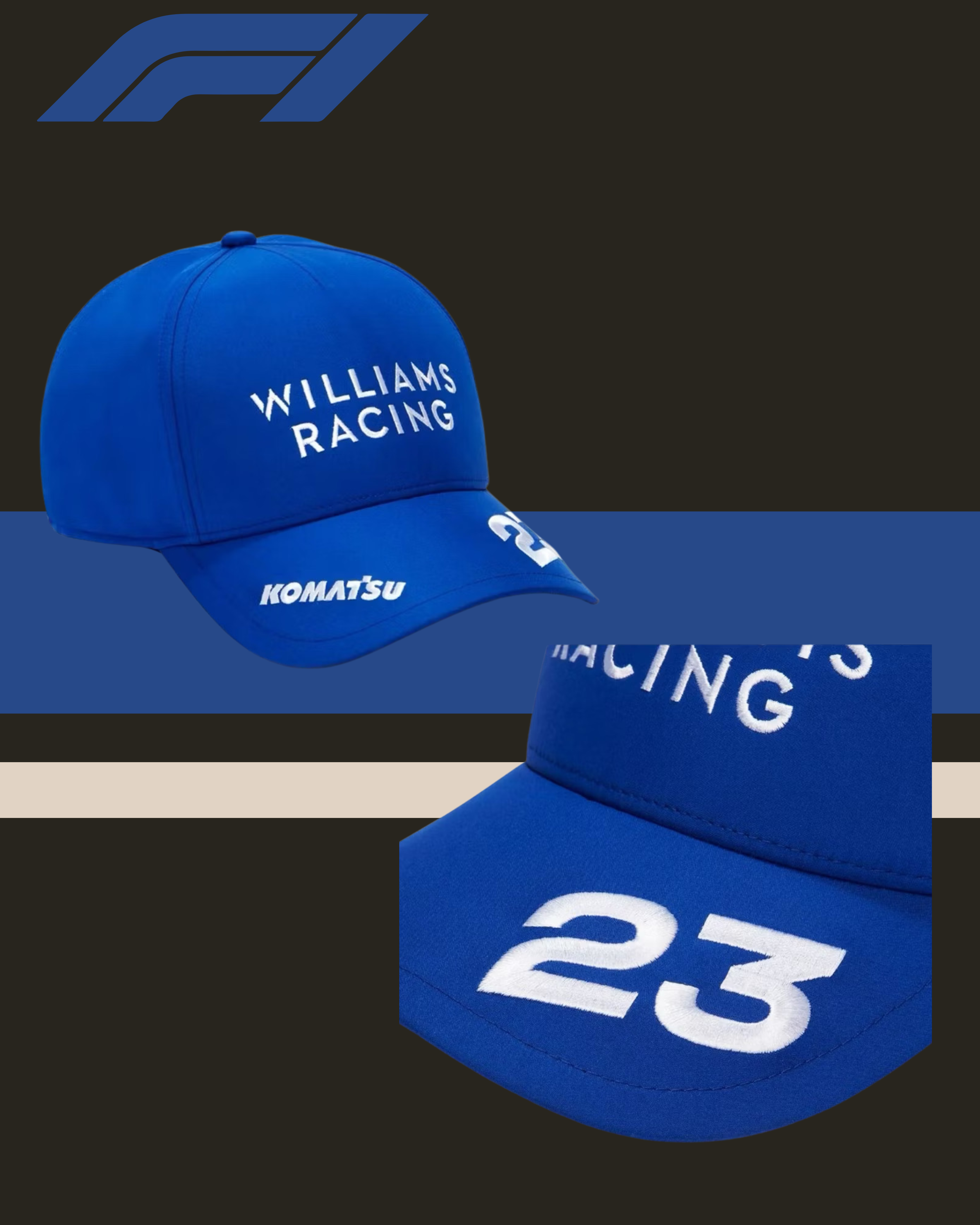 🔵⚪ Williams Racing F1 Team Cap (Pre-Order)