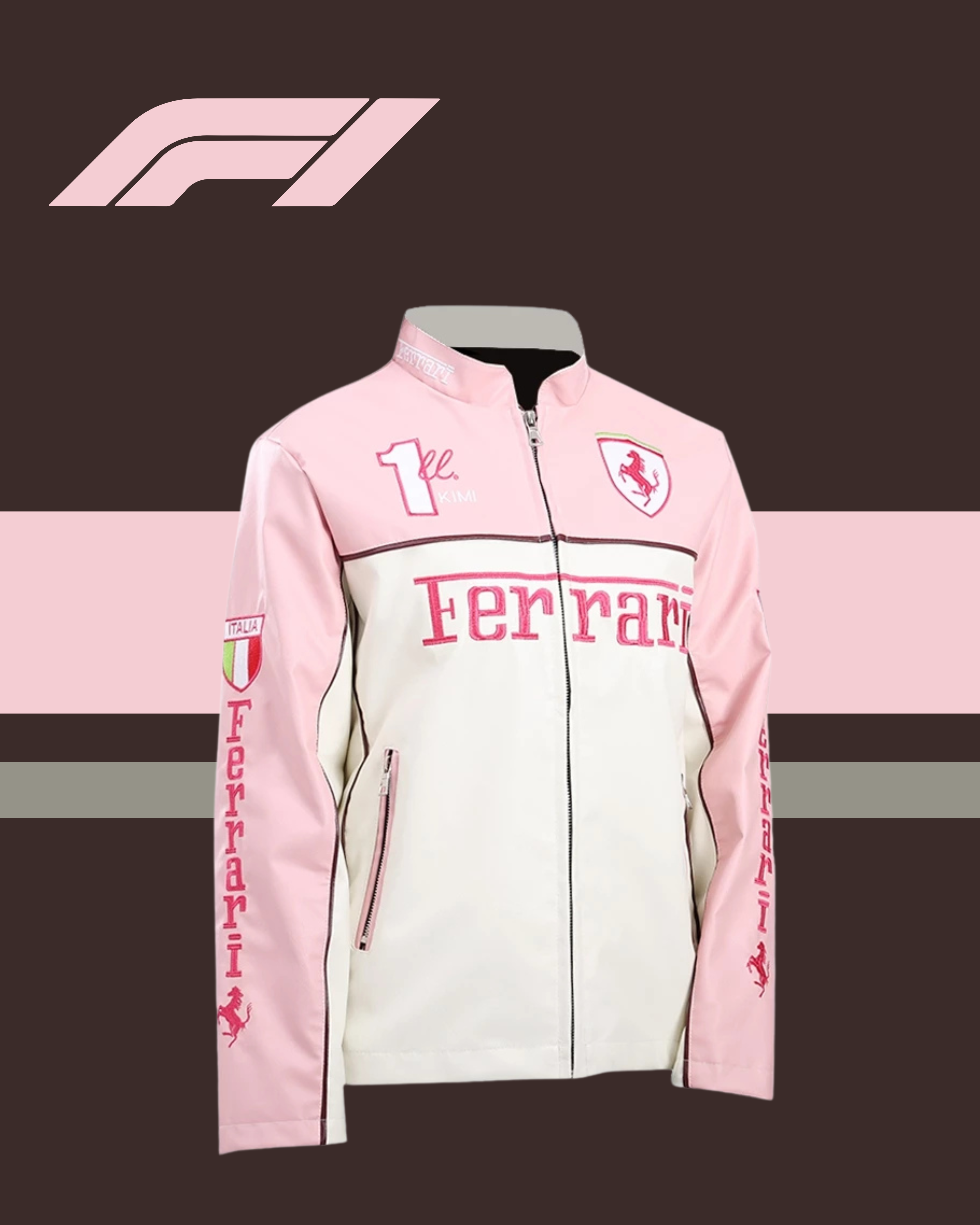 ❤️🏁 Ferrari Vintage Jacket – Classic Racing Style (Pre-Order)