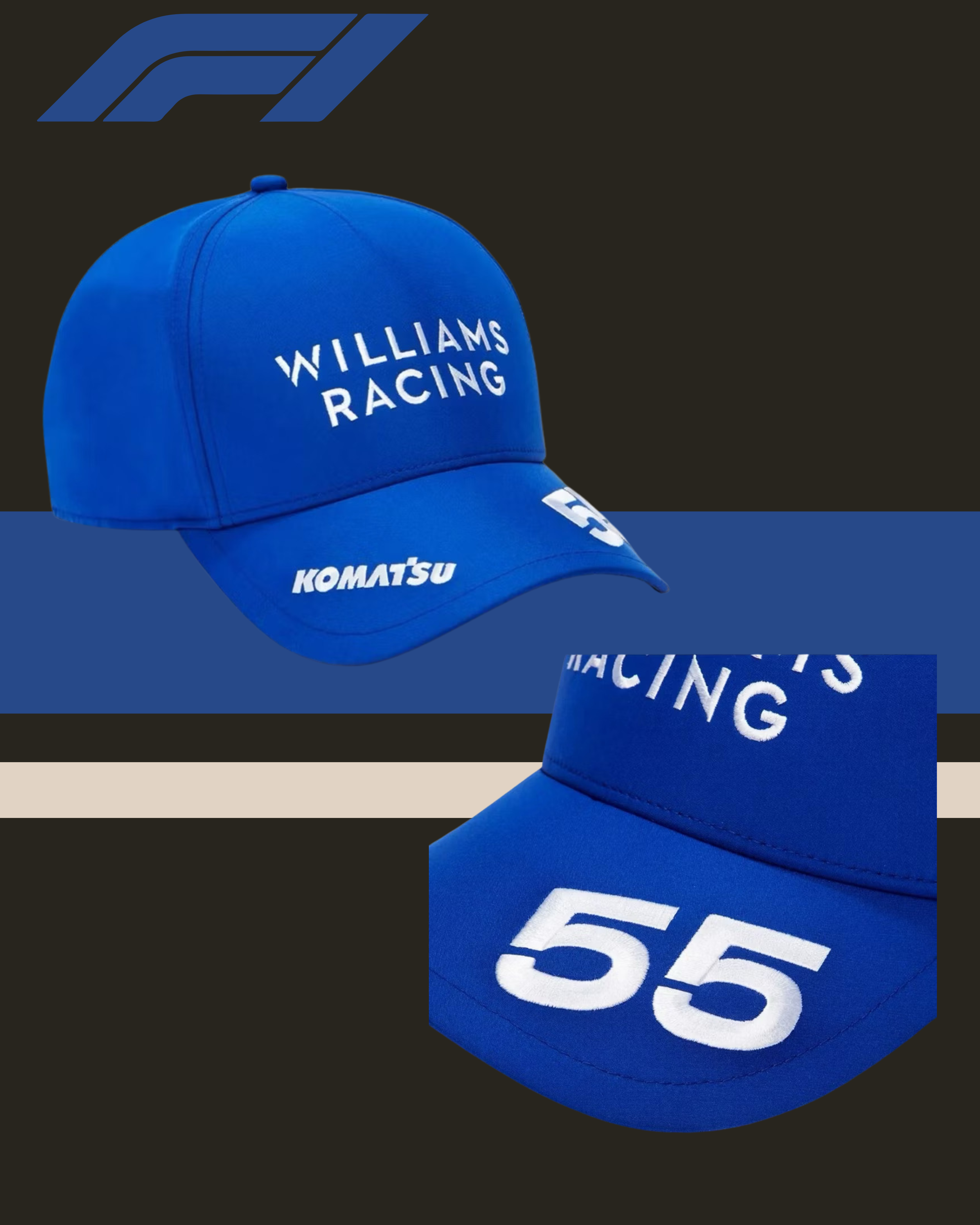 🔵⚪ Williams Racing F1 Team Cap (Pre-Order)