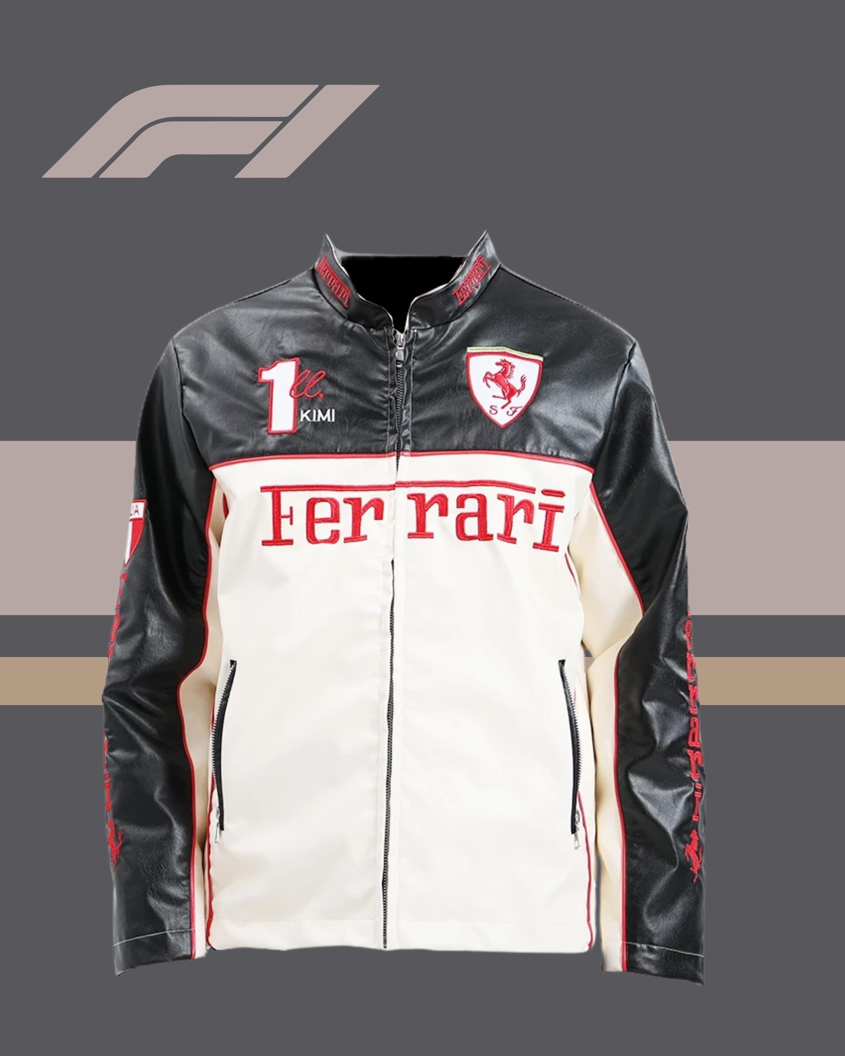 ❤️🏁 Ferrari Vintage Jacket – Classic Racing Style (Pre-Order)