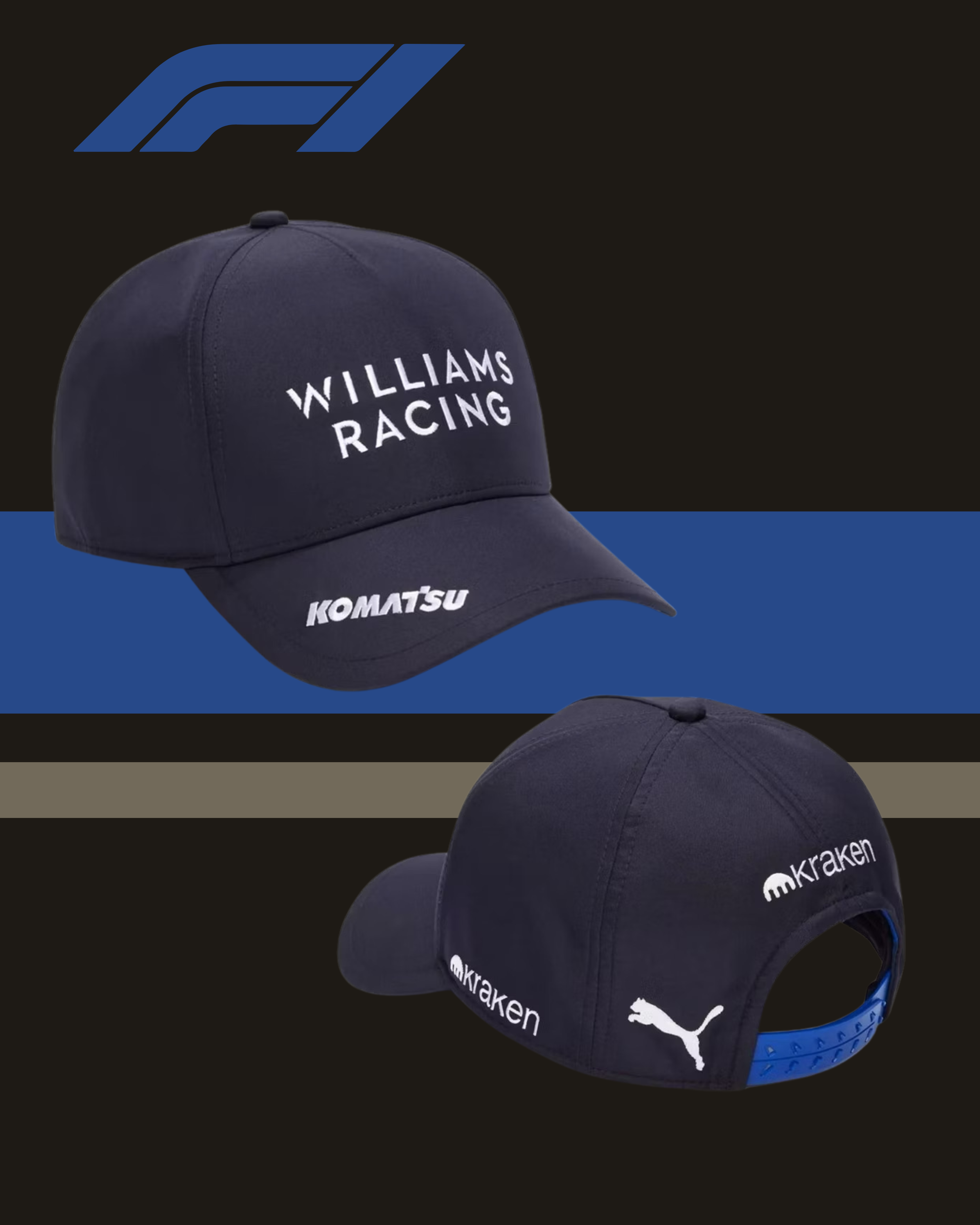 🔵⚪ Williams Racing F1 Team Cap (Pre-Order)