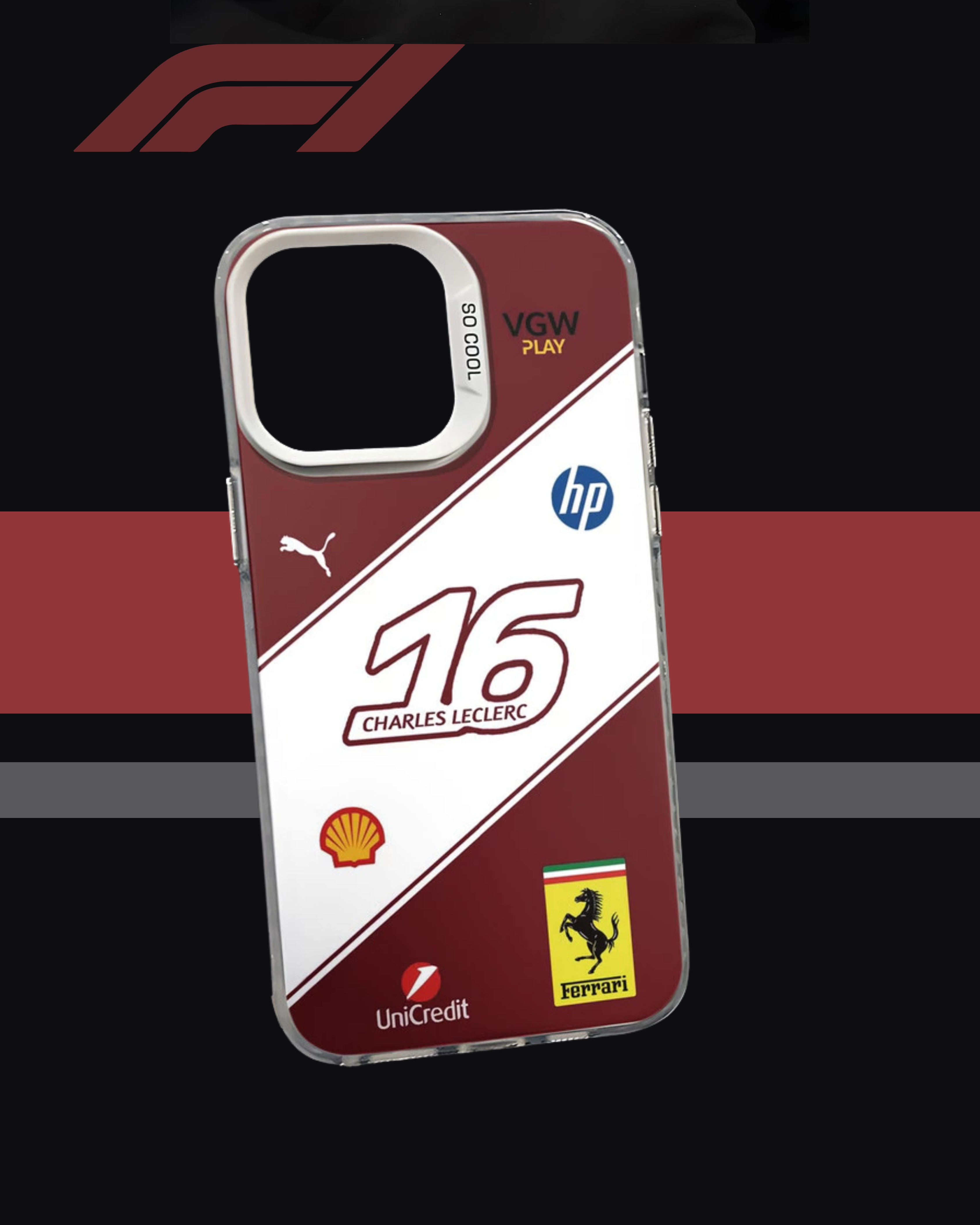 ❤️🏎️🫶🏻Charles Leclerc Inspired iPhone Cases (Pre-Order)